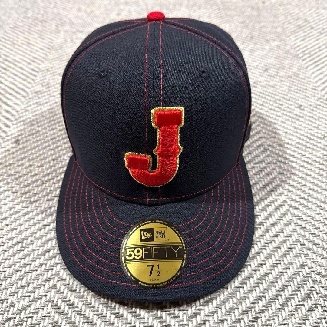 侍ジャパン 59FIFTY キャップ 7 1/2 大谷翔平　刺繍入り
