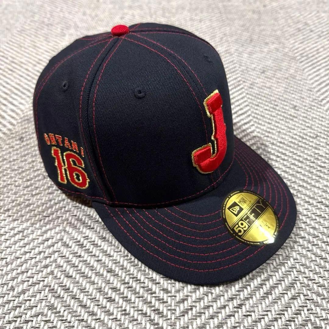 侍ジャパン 59FIFTY キャップ 7 1/2 大谷翔平　刺繍入り