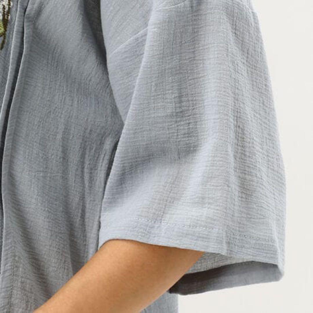 新品同様スーパーハッカ　コットンシフォンブロックフラワー刺繍ピンタックワンピース