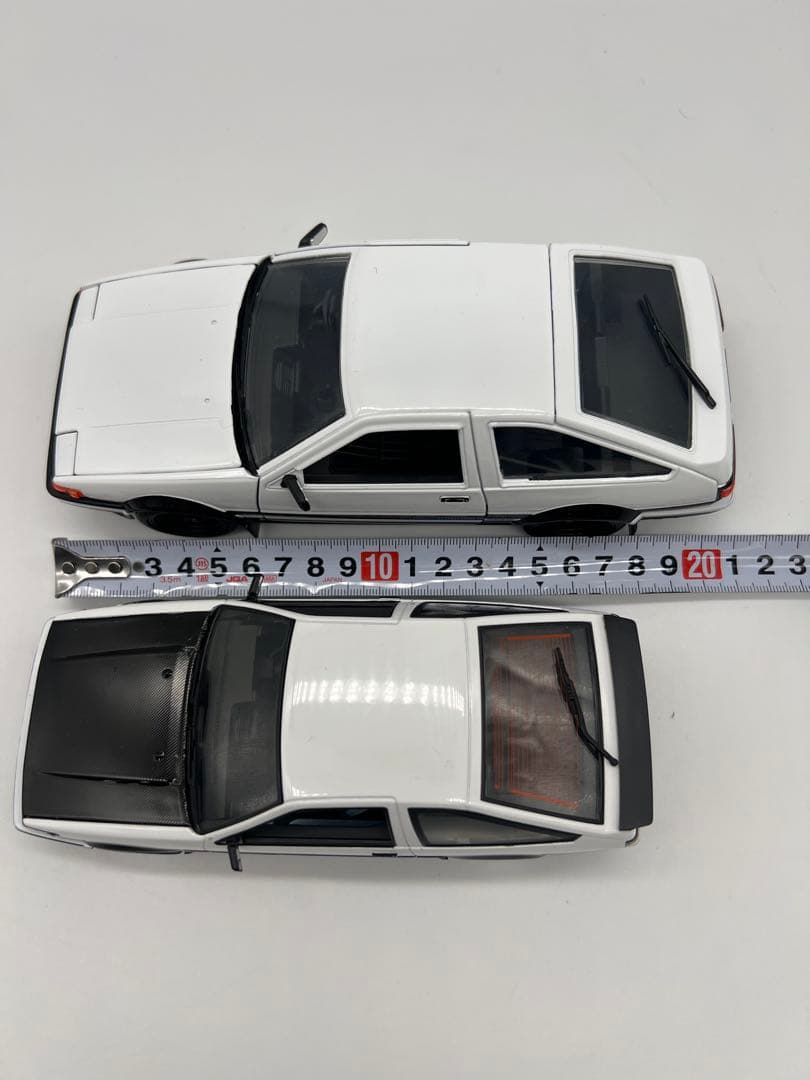 No287 ミニカー1/24 ハチロク 86 トレノ レビン 2台口