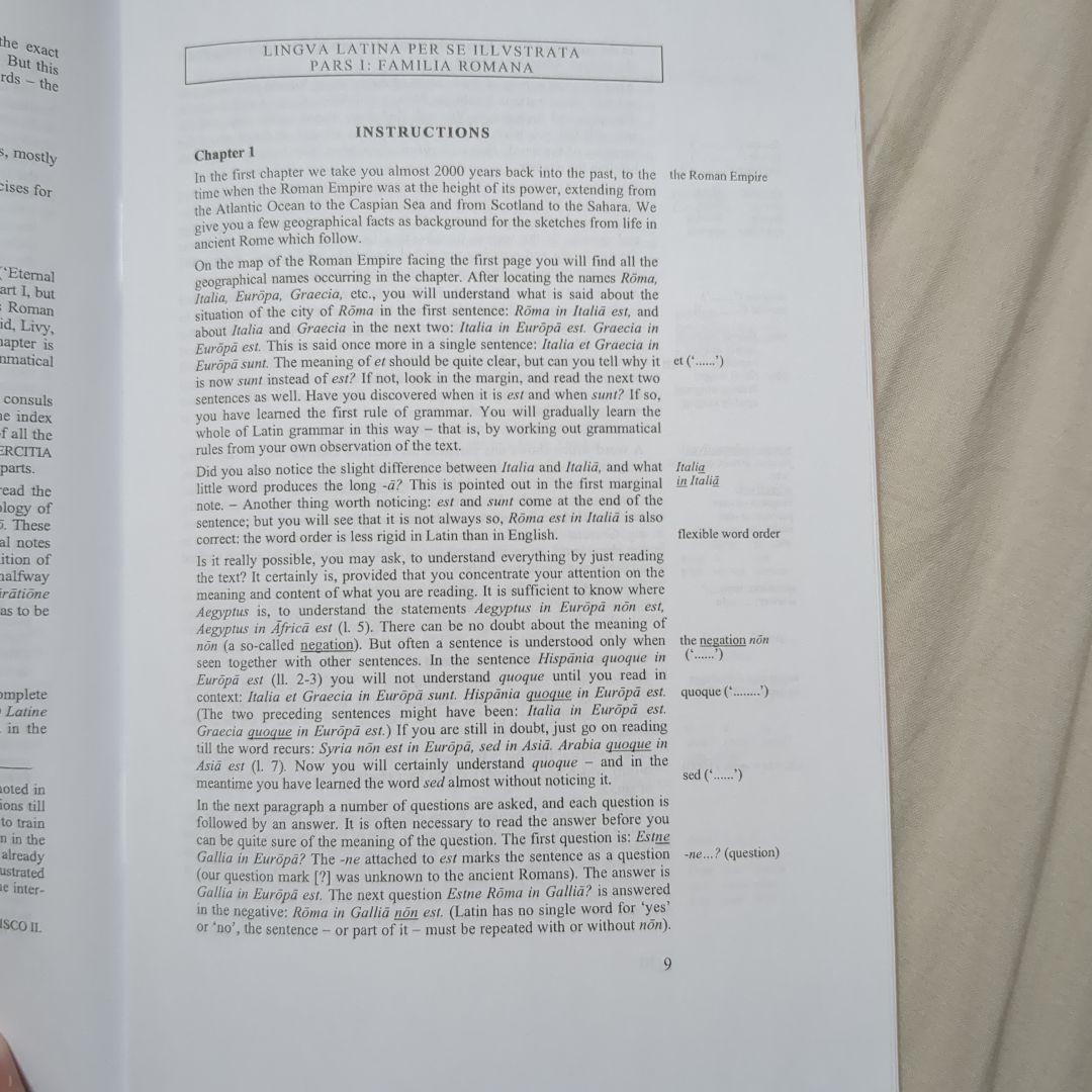 Lingva Latina: Familia Romana初級ラテン語読本と解説