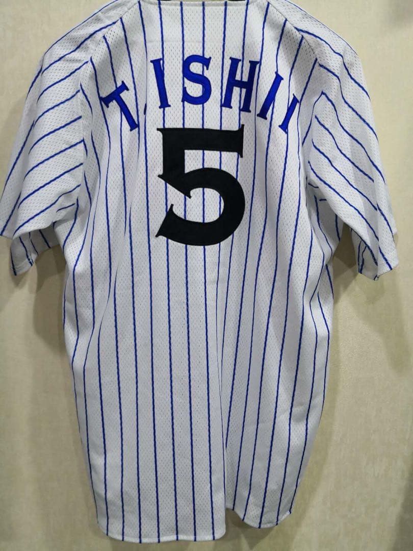 横浜DeNAベイスターズ復刻ユニフォーム　サイズ M豪華刺繍 石井琢朗5番