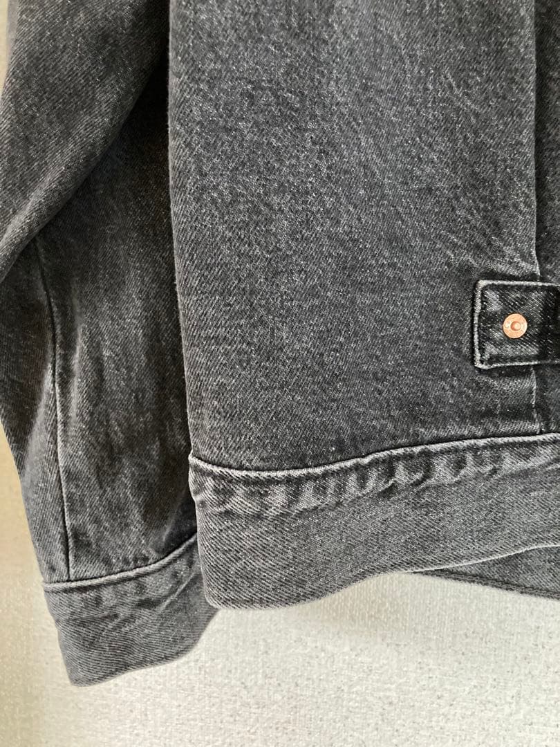 Levis リーバイス デニムジャケット ブラック STONEWASH