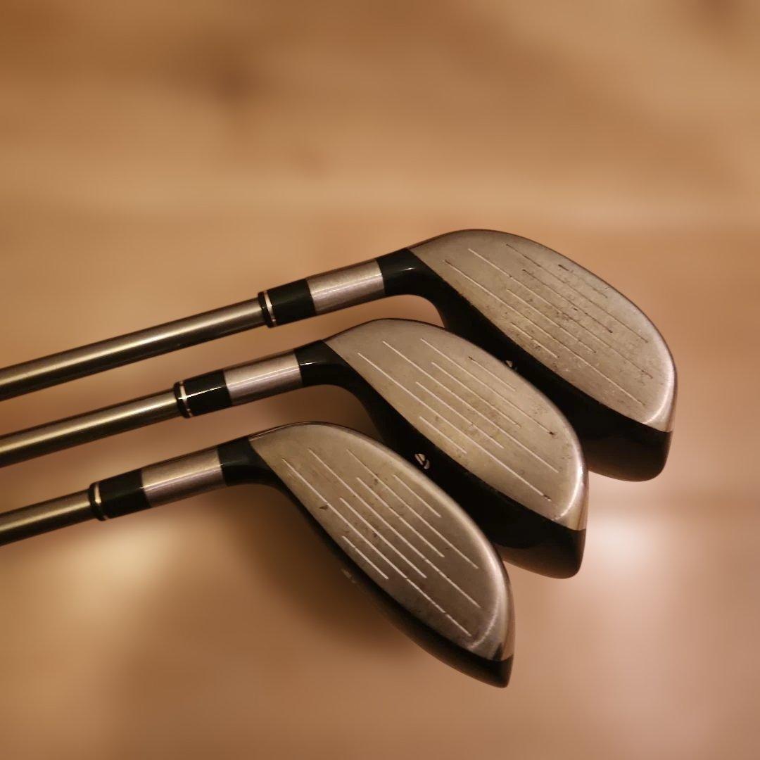 送料込み/テーラーメイドR7-DRAW『レディース』フェアウェイウッド3本セット