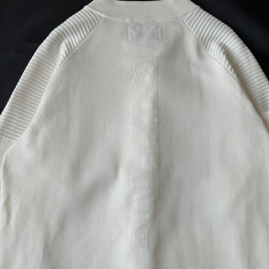 ブリーフィング 2025年モデル ジップアップブルゾン ホワイト レザーロゴ