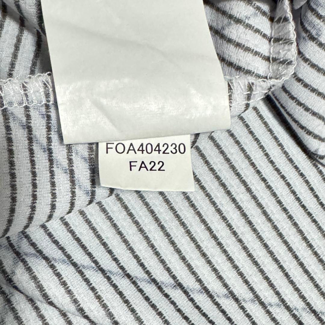 Oakley オークリー　モックネックシャツ　ホワイト　幾何学総柄ポリXL長袖