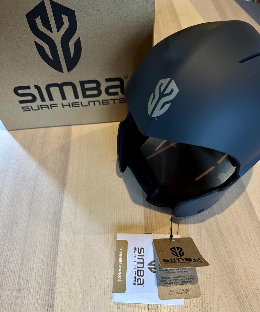 サーフィン・ボディボード Simba surf kite helmet Black - Size S