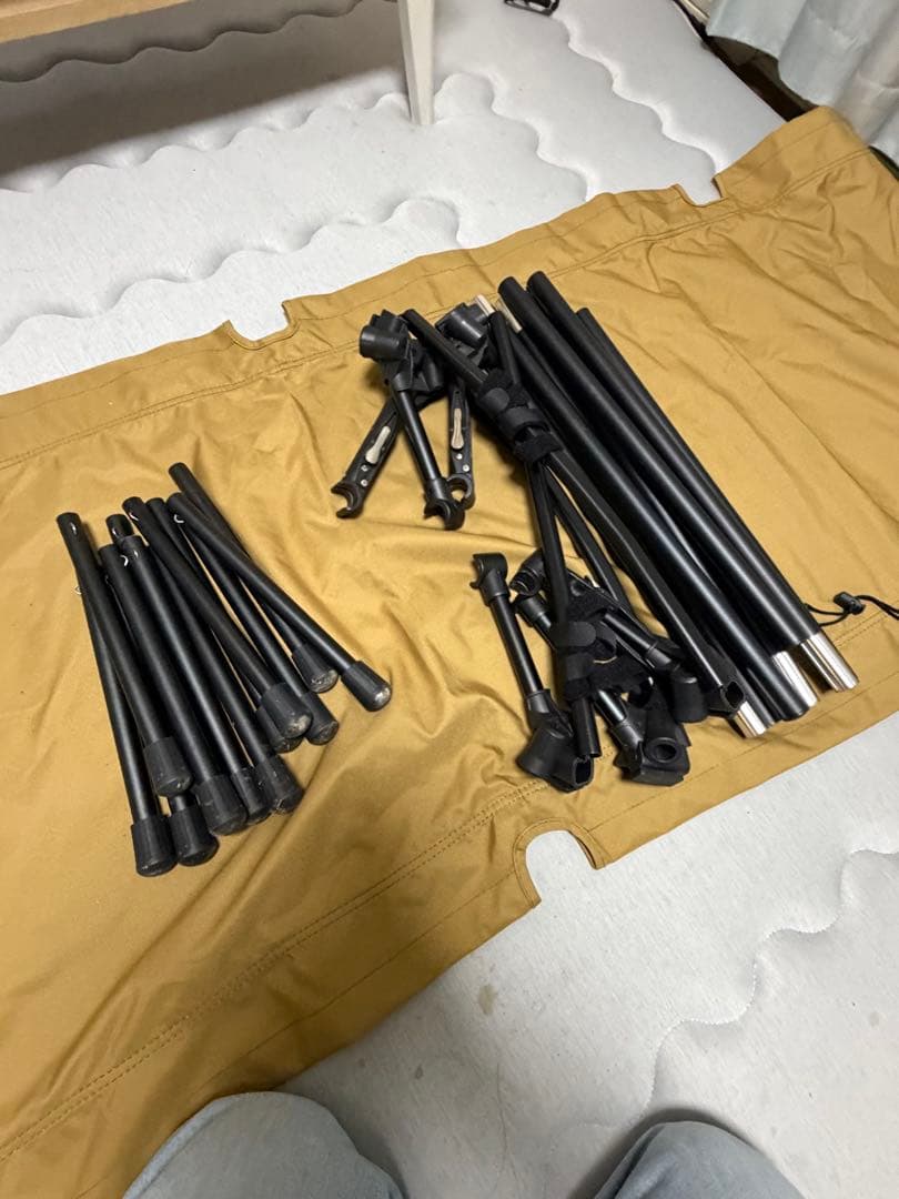 【2個セット】VENTLAX 2WAY アジャスタブル コット（コヨーテ）