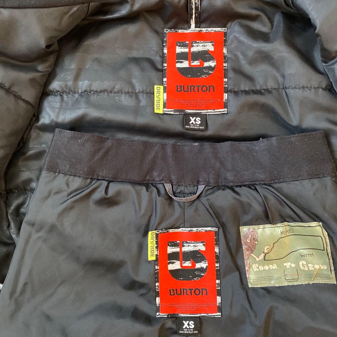 バートン　スノーボードウエア　上下セット　XS(120)