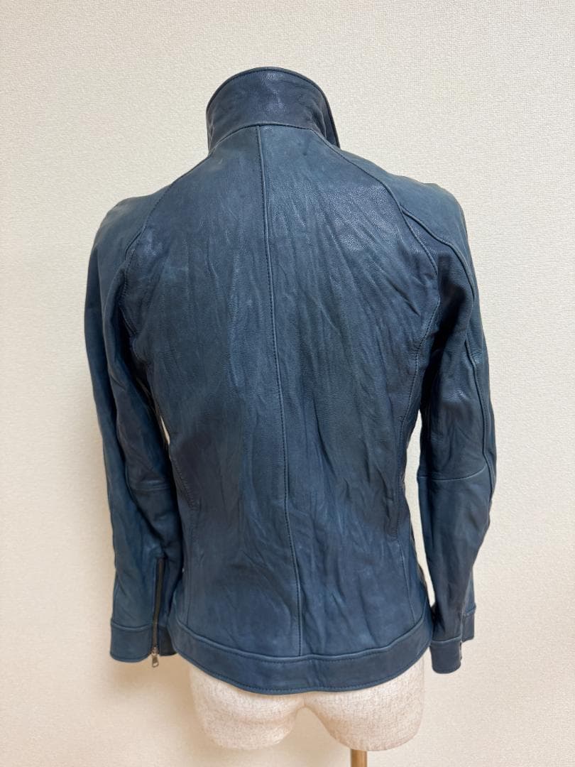 【美品】TÊTE HOMME テットオム革ジャン メンズレザーライダース