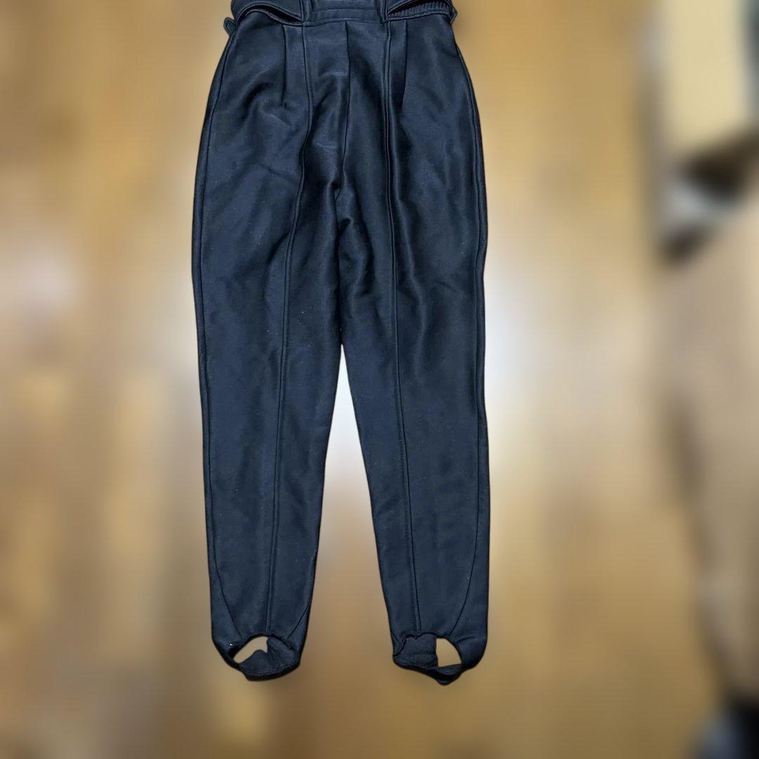 killy 黒 ナイロン オーバオール　S スキーウェア