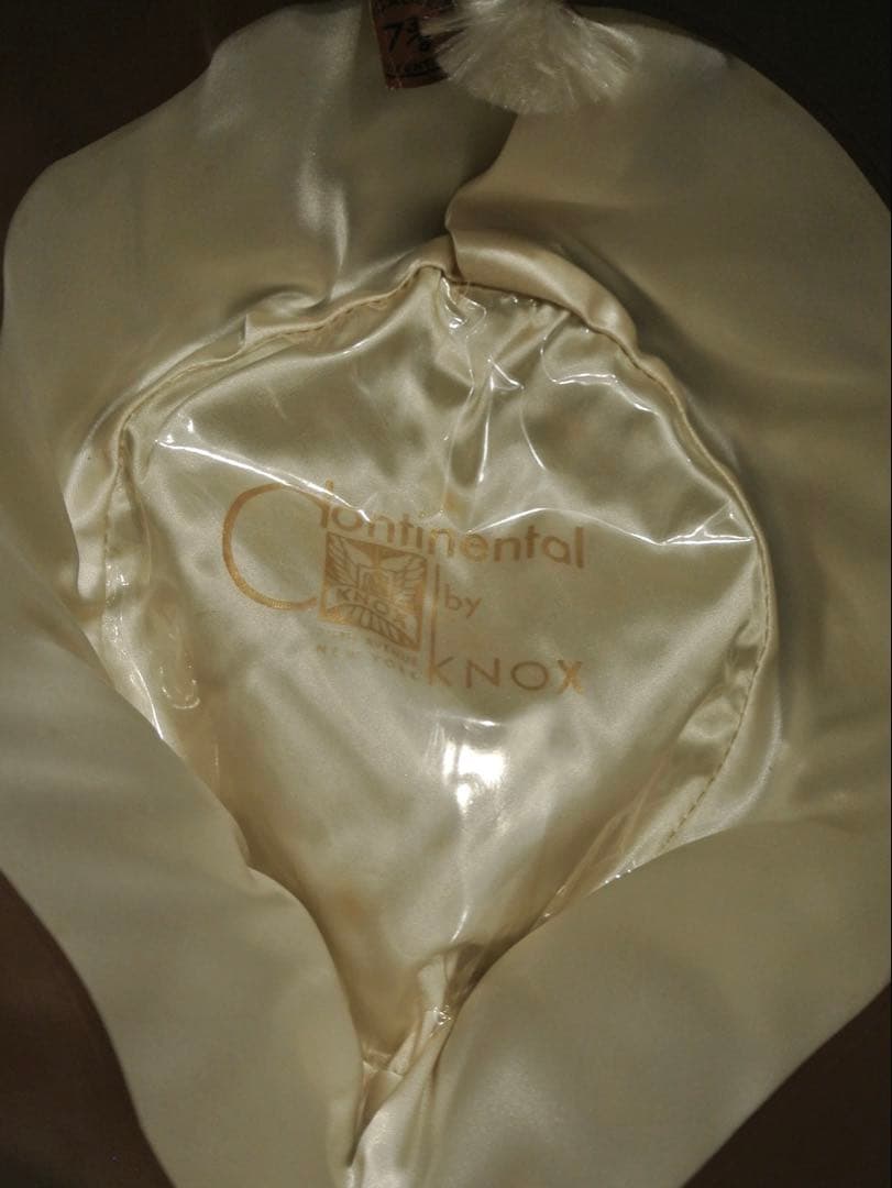 帽子 50s VINTAGE KNOX fedora hat 7 3/8 59cm