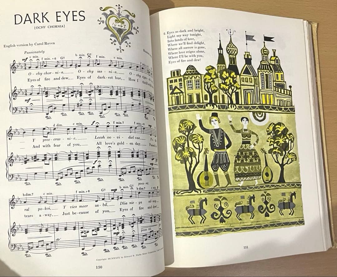 No.427 ヴィンテージ 古書 洋書 音楽 楽譜 歌集 曲集