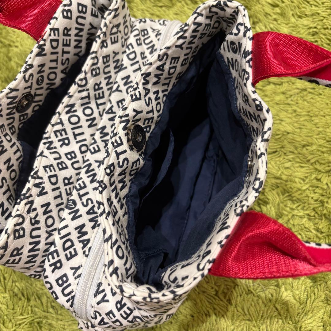 マスターバニーエディション カートバッグ ラウンドバッグ 手提げバッグ 総柄