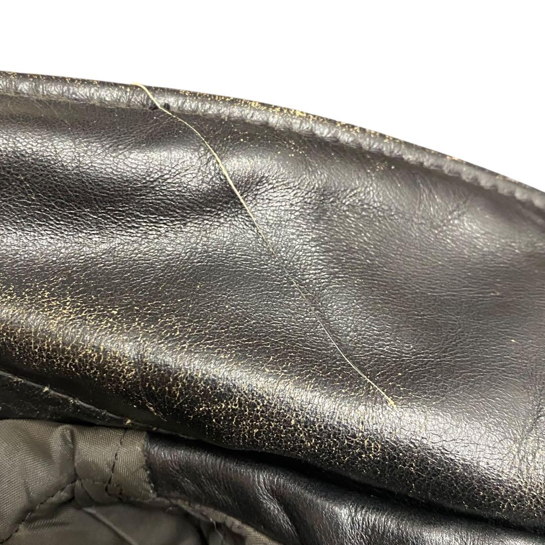 Schott バイカータグ ブラック ダブルライダース618 80s 90s