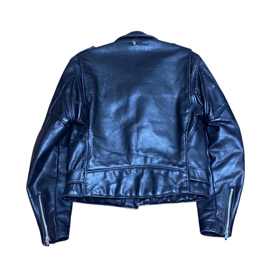 Schott バイカータグ ブラック ダブルライダース618 80s 90s