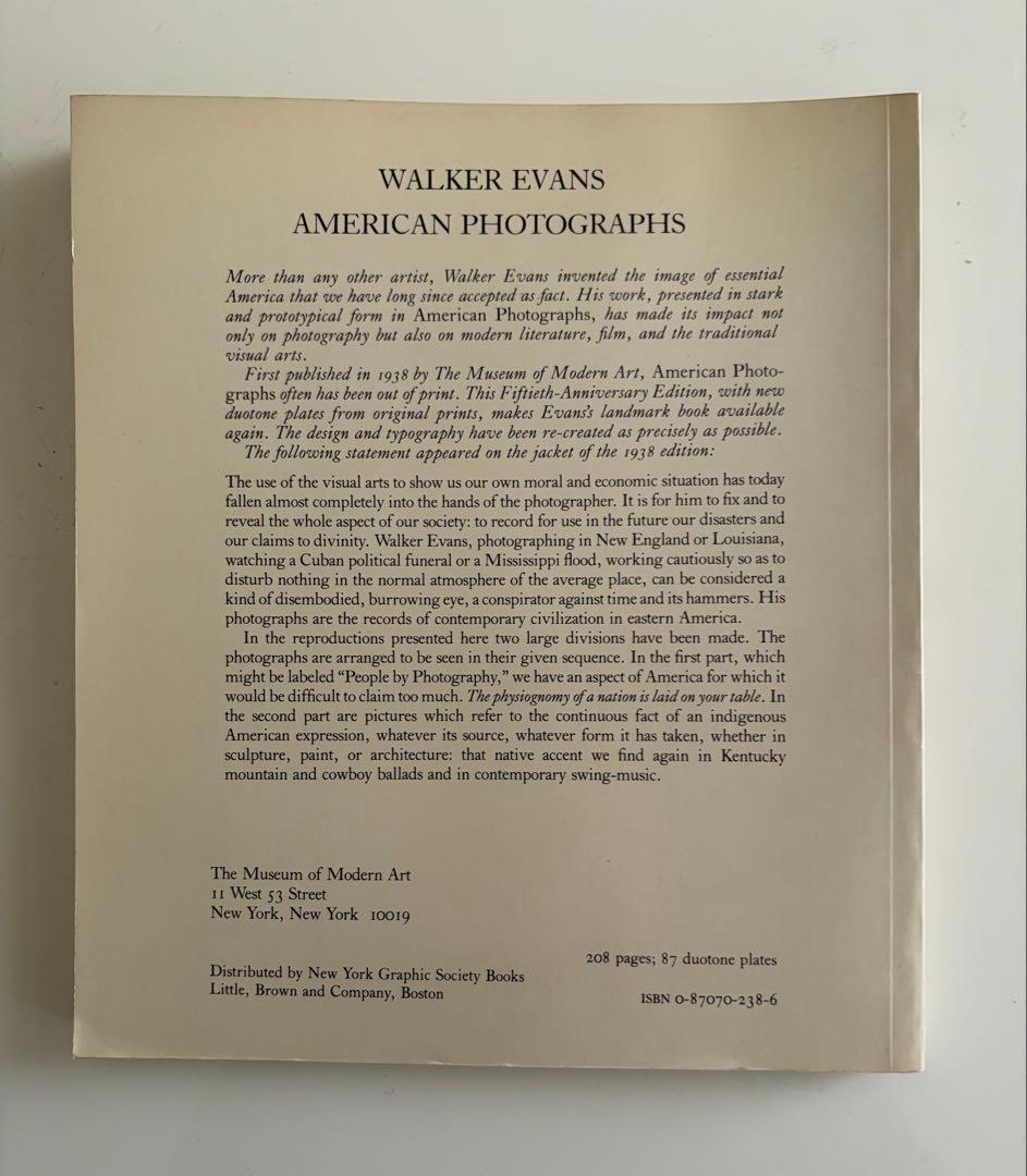 ウォーカー・エヴァンス写真集