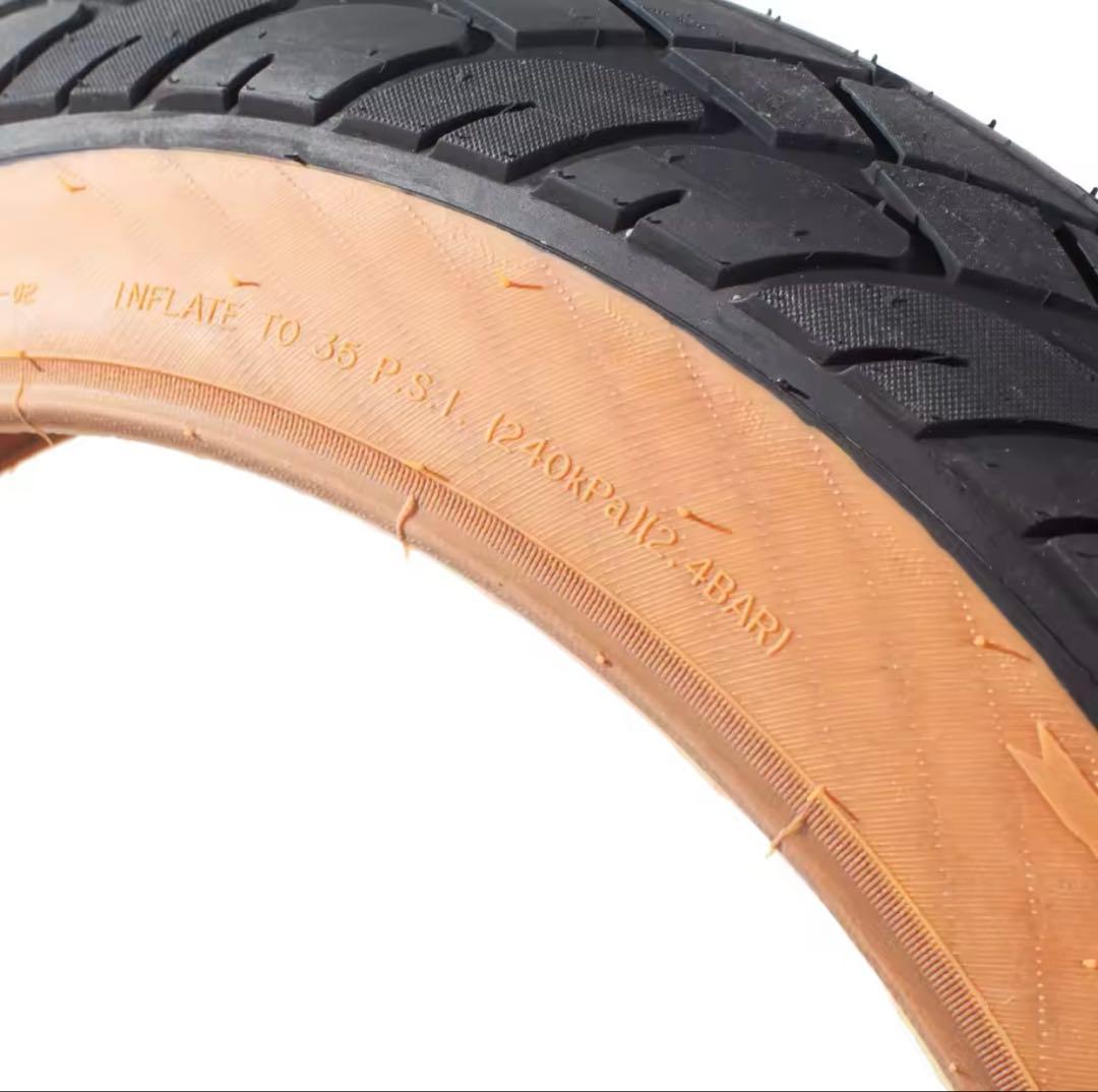 希少★MATE-Xに♪INNOVA 20x4.0 ブラウンウォールタイヤ 2本