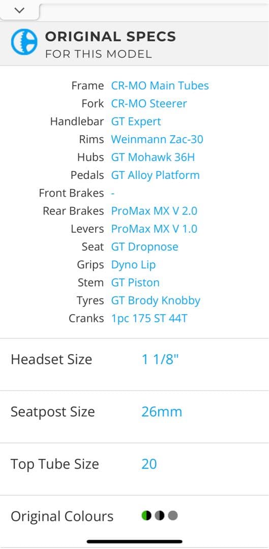 OLD BMX GT インターセプター 2000年