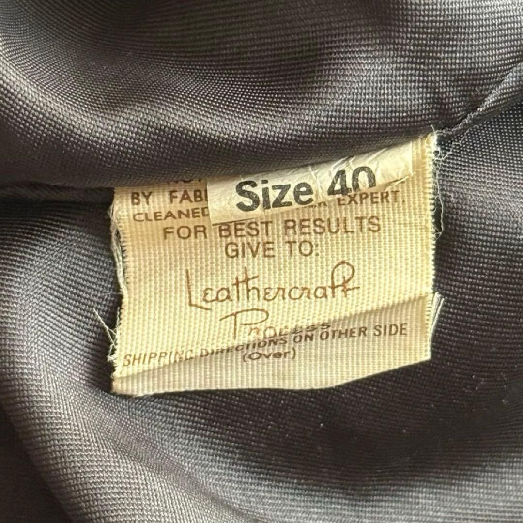 Schott A2 レザージャケット 本革　フライトジャケット　ブラック