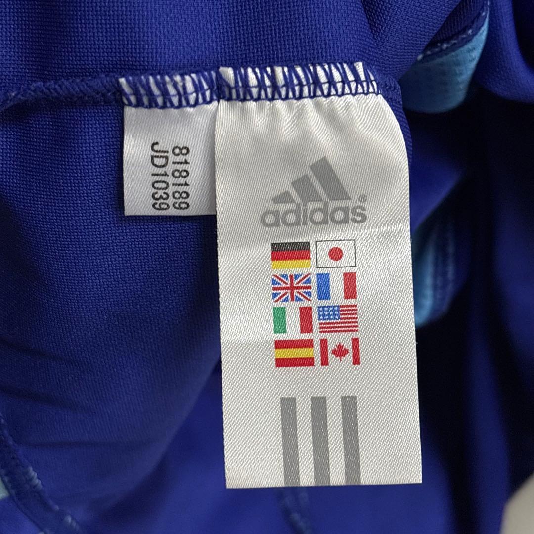 日本代表 adidas アディダス ユニフォーム ゲームシャツ 2006 L 青