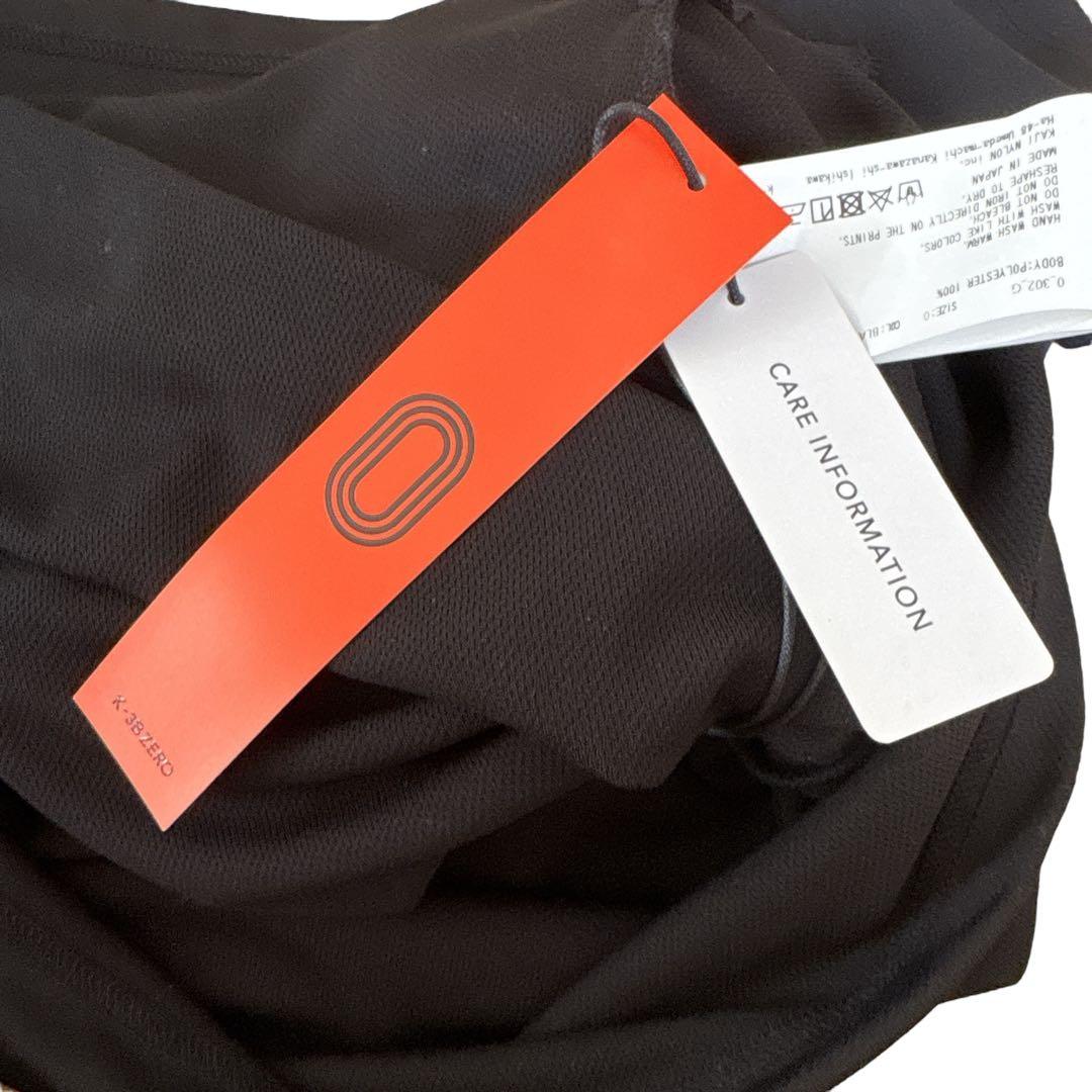 【K-3B】新品 タグ付き ゴルフウェア ユニセックス 黒 半袖 ケースリービー