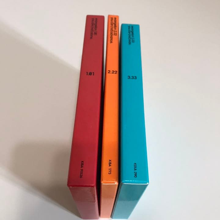 フィルム付　エヴァンゲリオン　映画　序　破　 DVD Q  Blu-ray 3点