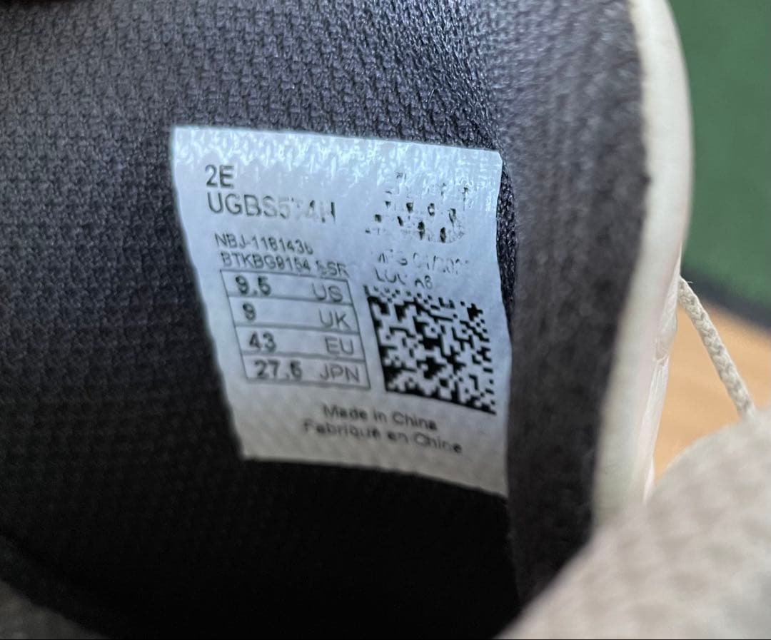 【状態良好】ニューバランスゴルフシューズ 574 BOA オフホワイト 27.5