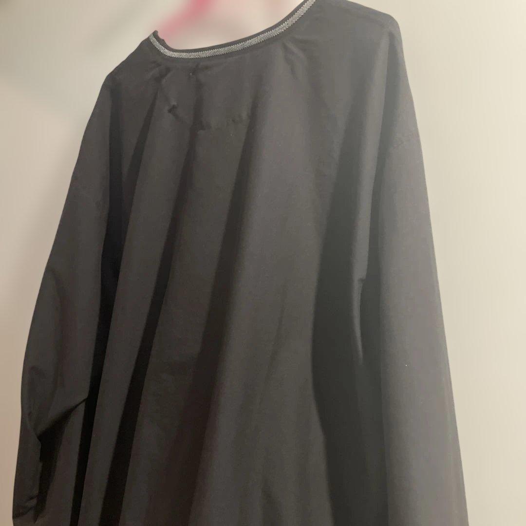 90s NIKE ナイキ ゴルフ プルオーバー 黒 XL テック ゆるだぼ 刺繍