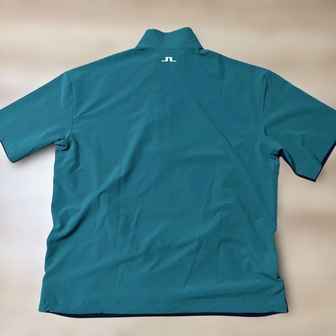 新品　ジェイリンドバーグ　メンズ　防風 半袖ハーフジップウィンドーブレーカー　M