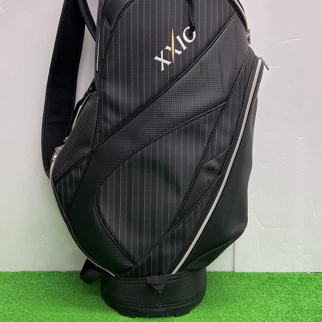 ゼクシオ　XXIO ブラック　メンズ　9インチ ゴルフバッグ　キャディバッグ