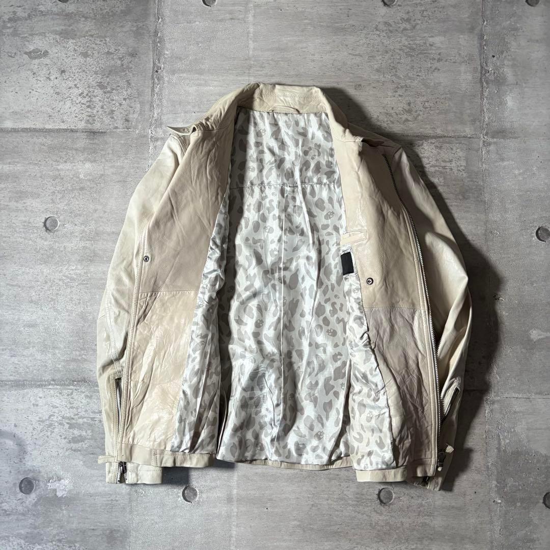 ジャケット・アウター 00s custom culture leather jacket y2k