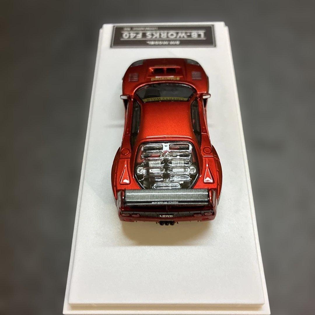 908※ LBWK フェラーリ F40 1/64スケール ダイキャスト ミニカー