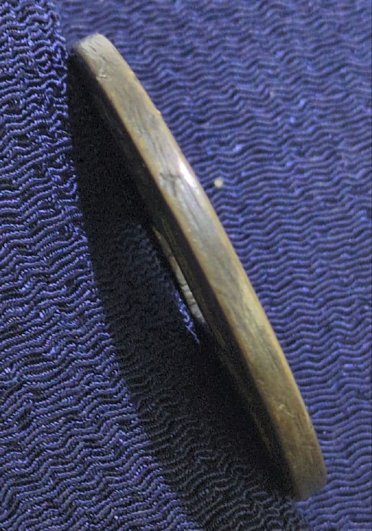 琉球沖縄の古銭✨丸型琉球通宝/半朱