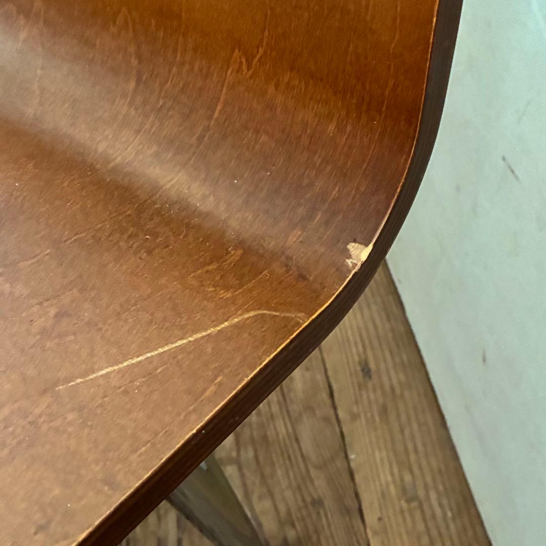 ミッドセンチュリー ガラス センターテーブル プライウッド スペースエイジ