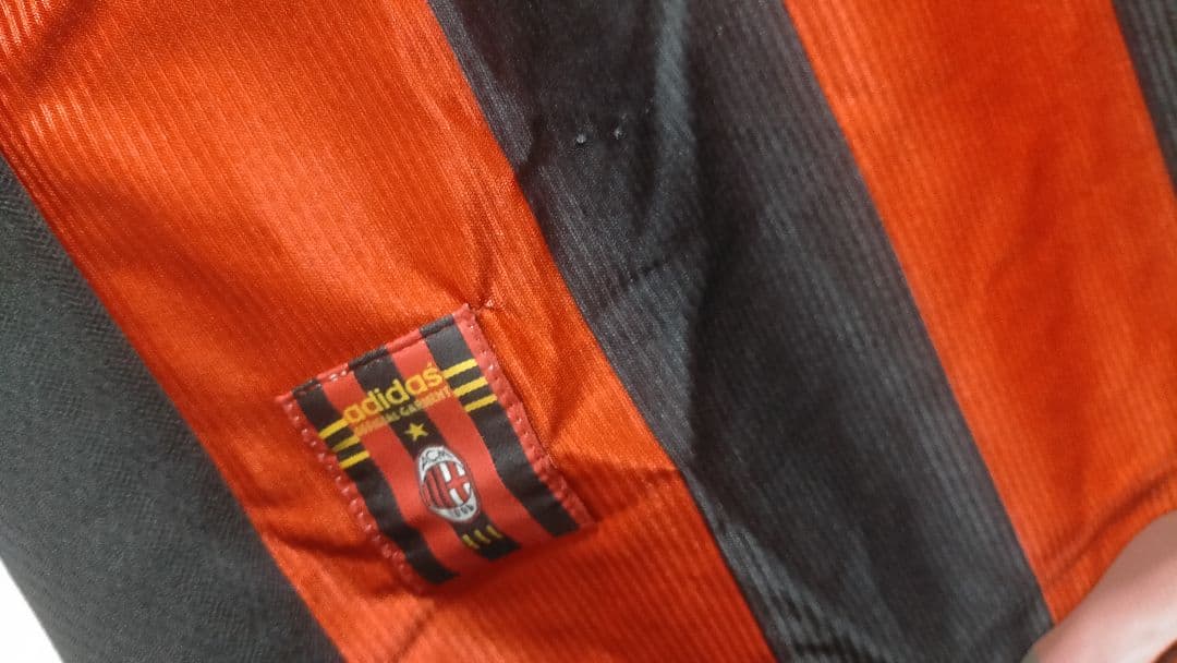 【新品タグ付き！】アディダス ACミラン 98-99 ユニフォーム USA:L