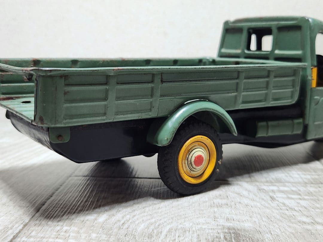 野村トーイ ダイハツ 三輪トラック ブリキ 当時物 レトロ グリーン