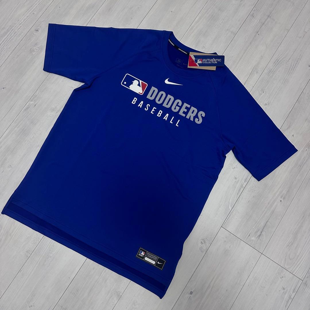 【ラスト1着】日本未発売 サイズL ドジャース 選手着用 ラグラン Tシャツ