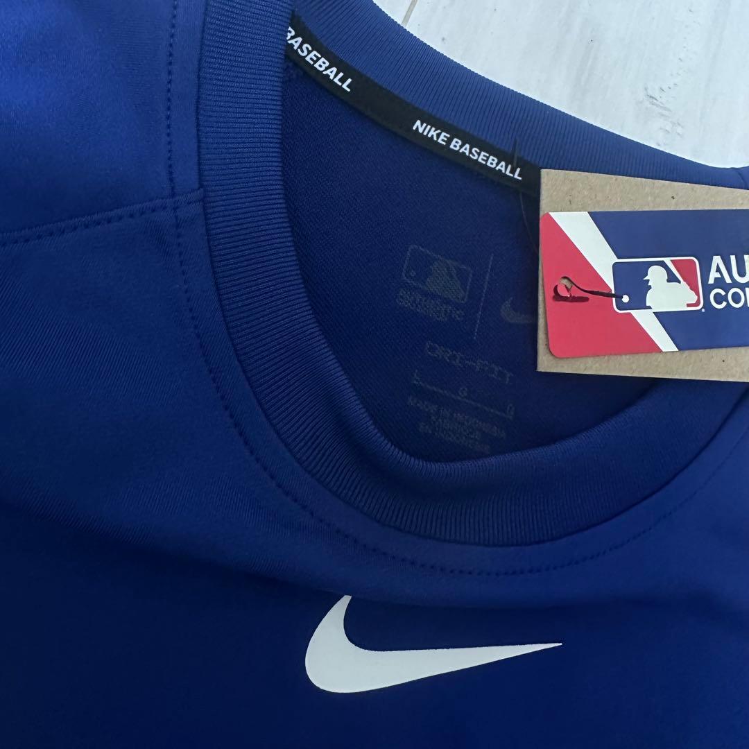 【ラスト1着】日本未発売 サイズL ドジャース 選手着用 ラグラン Tシャツ