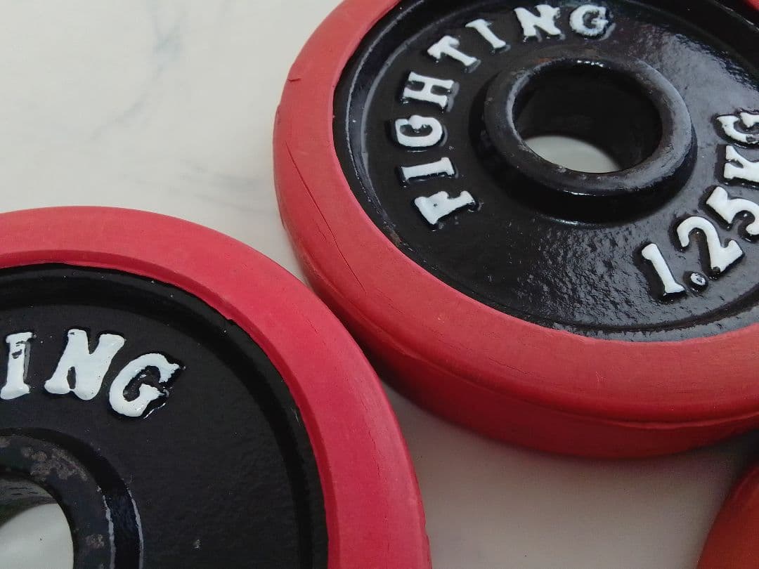 ファイティングロード ラバー付 ダンベル 合計約20kg 28mm セット ②