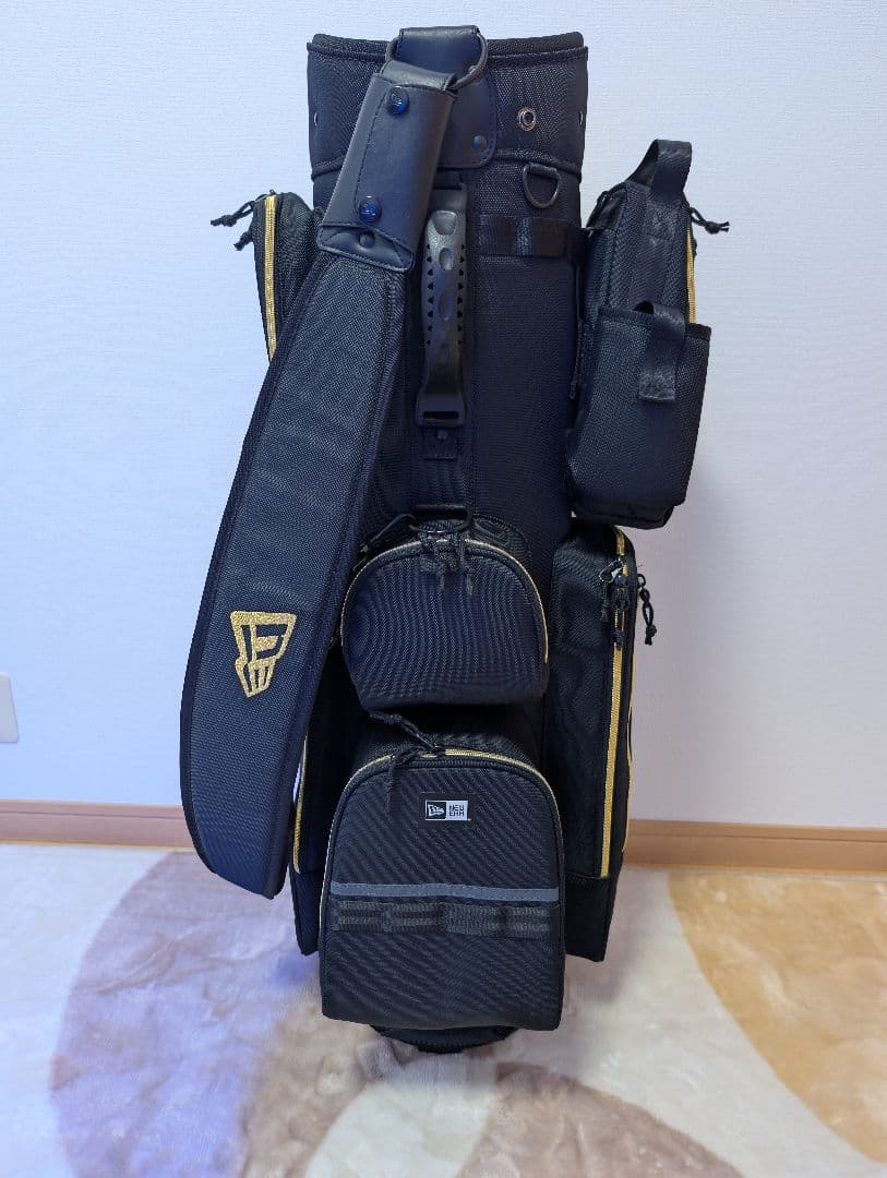 ニューエラ キャディバッグ ブラック/イエロー