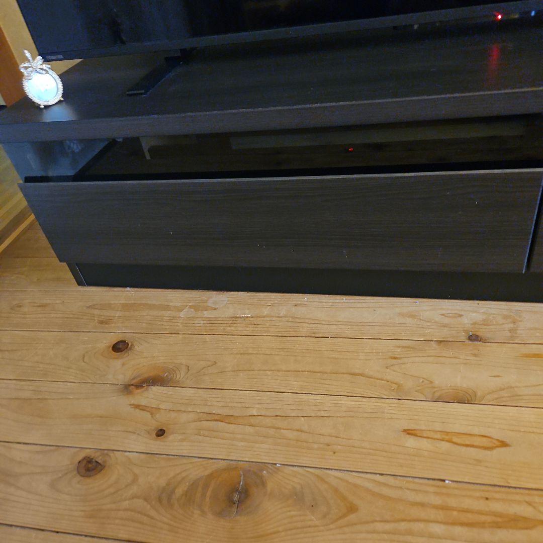 ブラック 木目調テレビ台 　140センチ　たのメル便発送　9500円