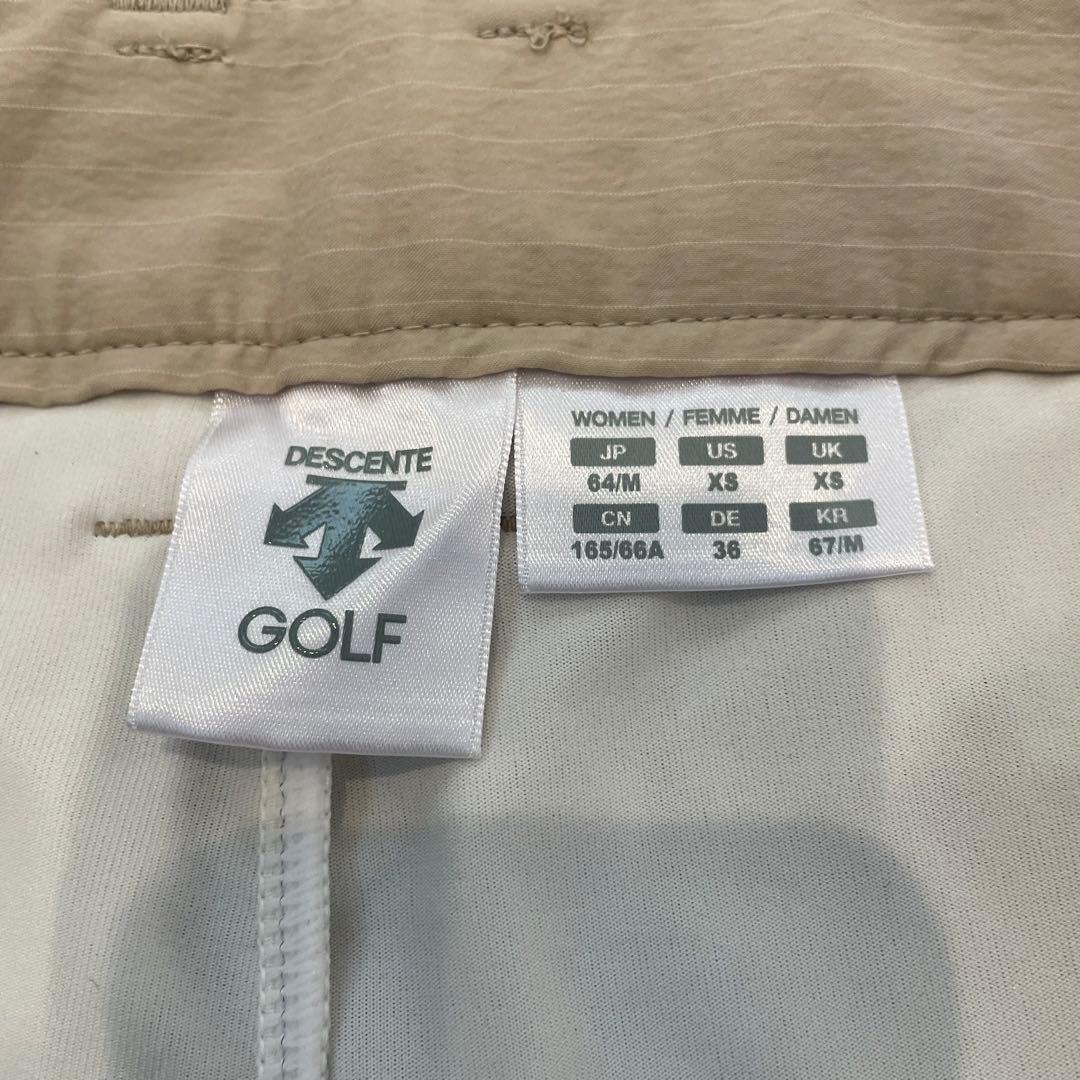 DESCENTE GOLF デサントゴルフ スカート フリル ブラウン系 M