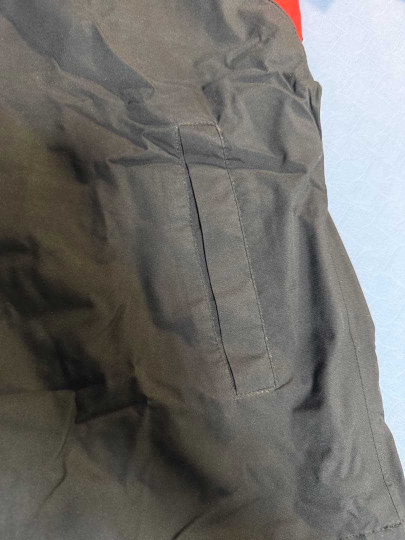 美品 BRIDGESTONE GOLF レインウェア 水神 ブラック/レッド