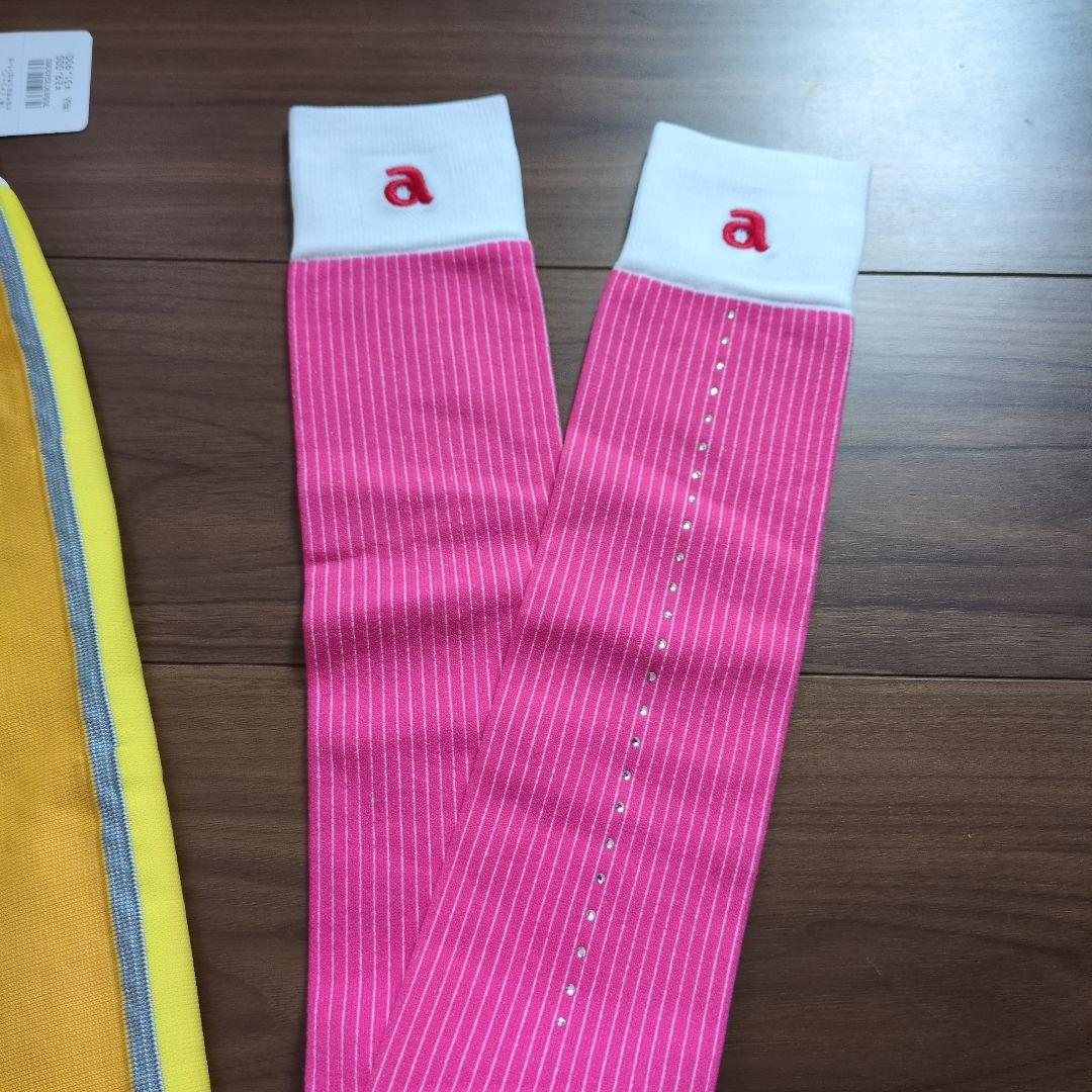 【新品】アルチビオ ゴルフ archivio ストライプ ニットスカートソックス