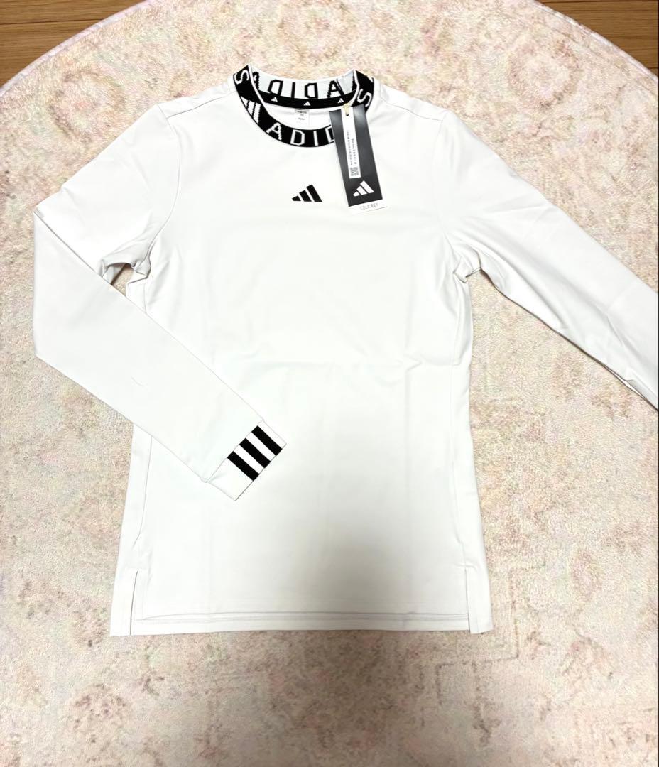 新品 S/XS アディダスゴルフ モックネック＆プリーツロングスカート上下セット