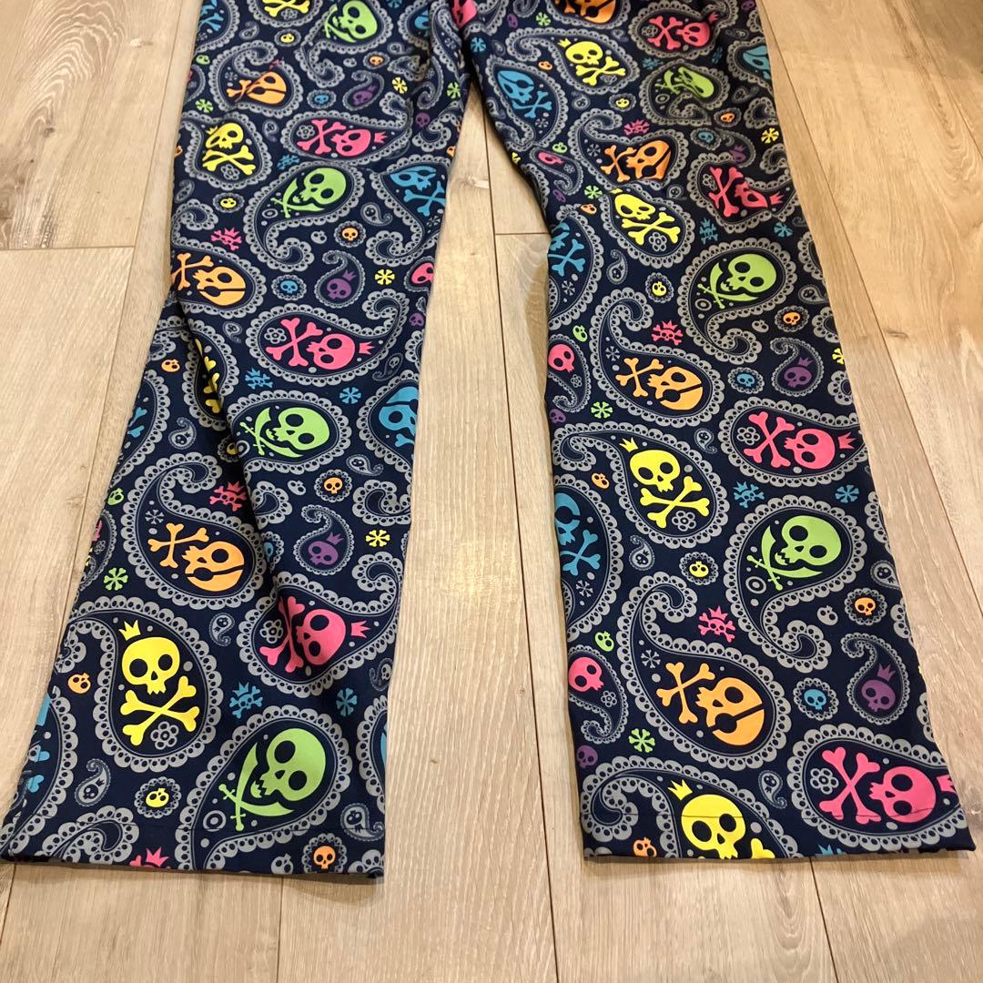 LOUD MOUTH ラウドマウス　ドクロ総柄　ゴルフパンツ　サイズXXL