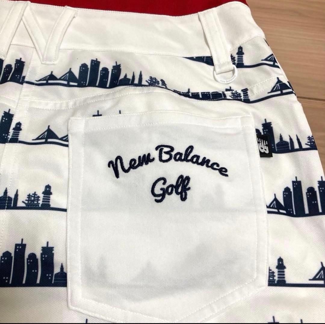 美品ニューバランスゴルフ　半袖ゴルフワンピース　1 レディースゴルフウェア　総柄