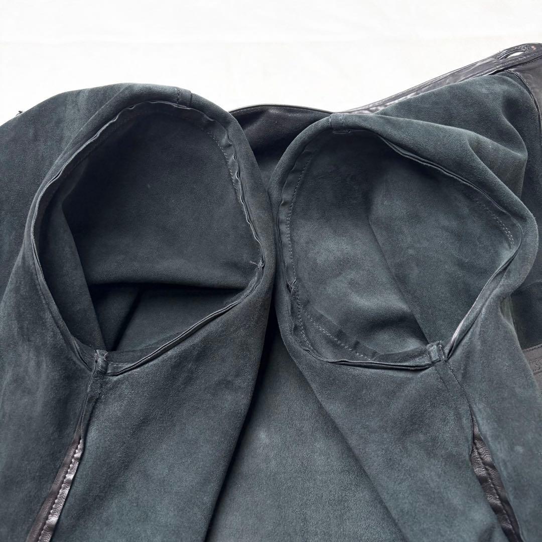 CHROME HEARTS 正規品 レザージャケット クロスボールボタン 本革