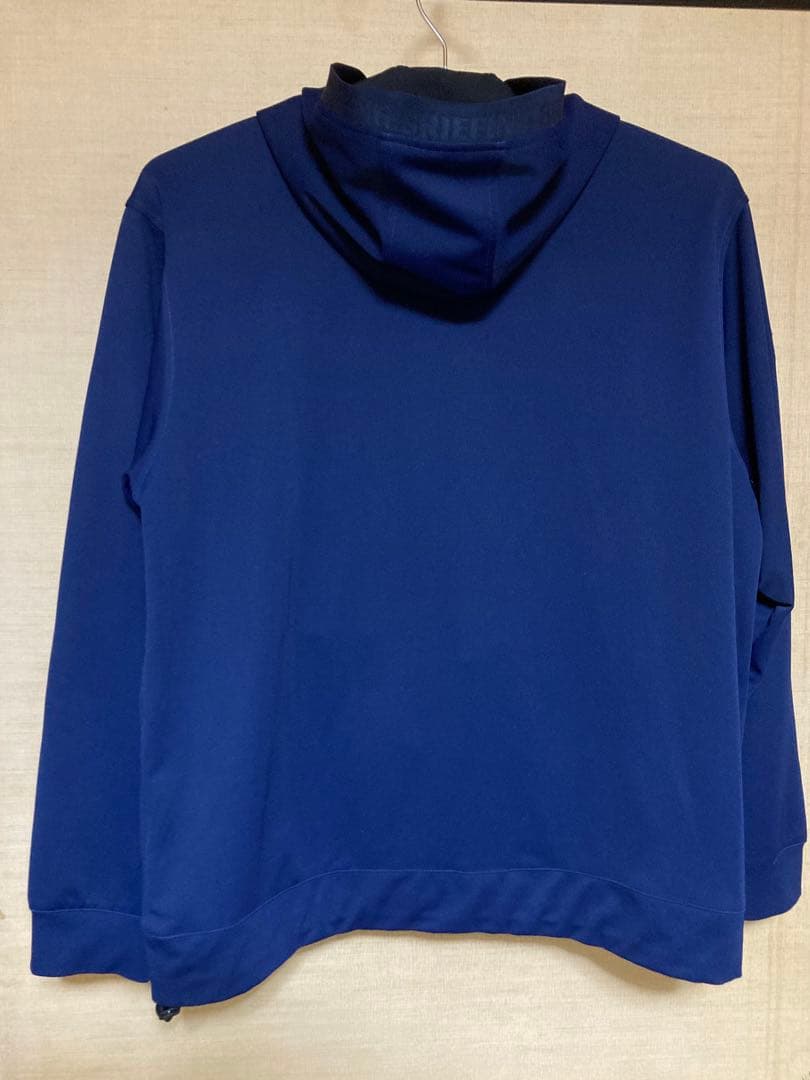 BRIEFING フード付きネイビーシャツ